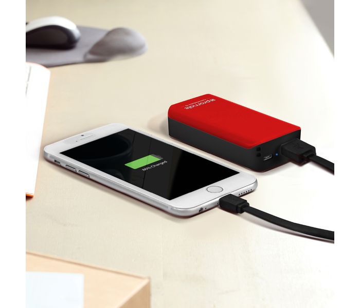 Promate ReliefMate-5 5200 mAh Universal Power Bank, Red - Zoom Image 6