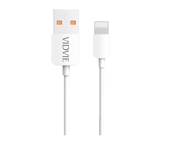 Vidvie CB-412 Data Cable for Apple iPhone - 1 Meter, White - Zoom Image 4