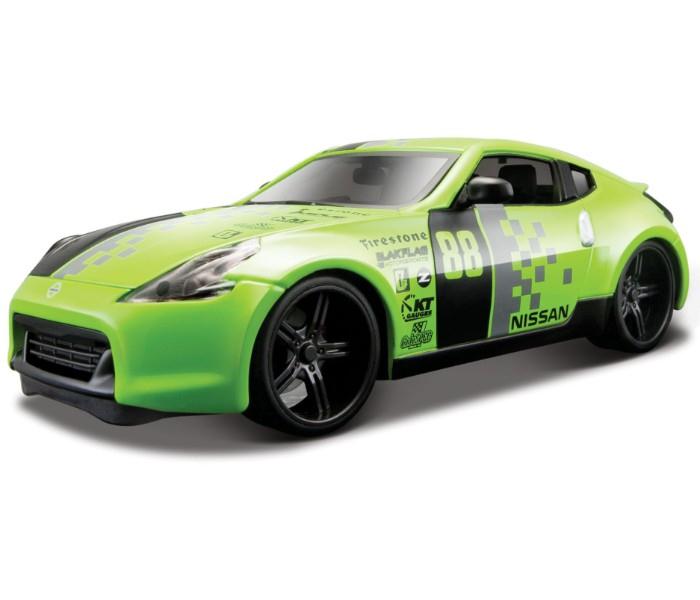 Maisto Tech 31353 CS 2009 Nissan 370Z Green and Black - Zoom Image