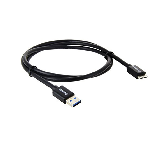 Energizer LCAEHUSY30BK2 1 Meter Hightech USB 3.0 A to Micro B USB Cable - Black - Zoom Image 2