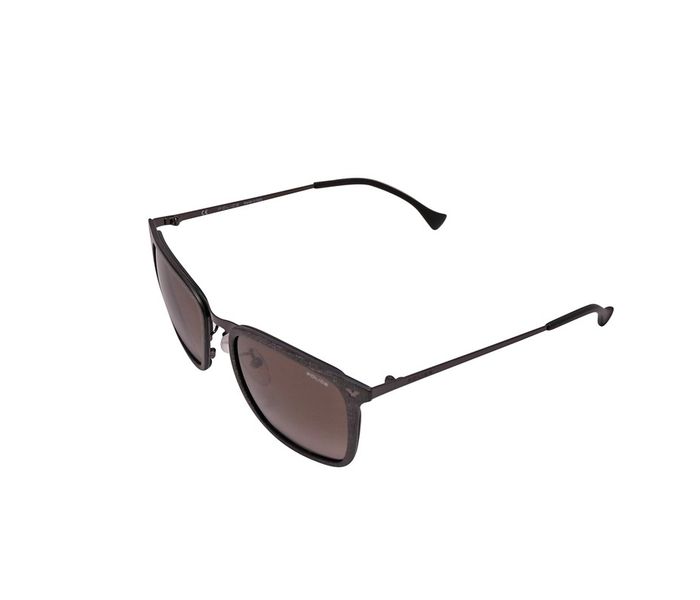 Police SPL154 0AG5 Wayfarer Black Effect Fabric Pattern Frame & Brown Gradient Mirrored Sunglasses for Men - Zoom Image 1