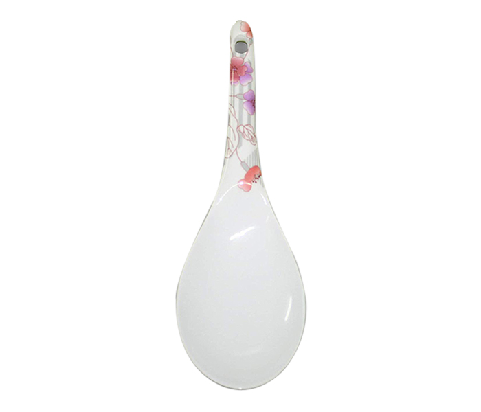 Royalford RF7078 Melamine Ware Sweet Lilac Thai Rice Spoon - White - Zoom Image