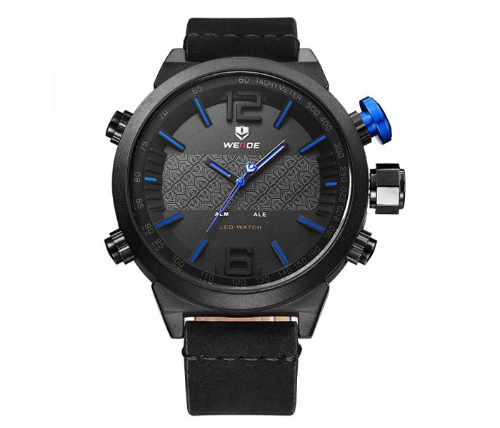 Weide WH-6101LB Analog and LED Digital Watch Black and Blue - Zoom Image 4