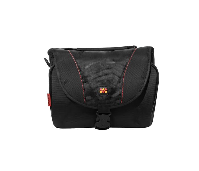 Promate Xpose.XL DSLR Camera Case with Side Mesh Pocket & Shoulder Strap - Black - Zoom Image 6