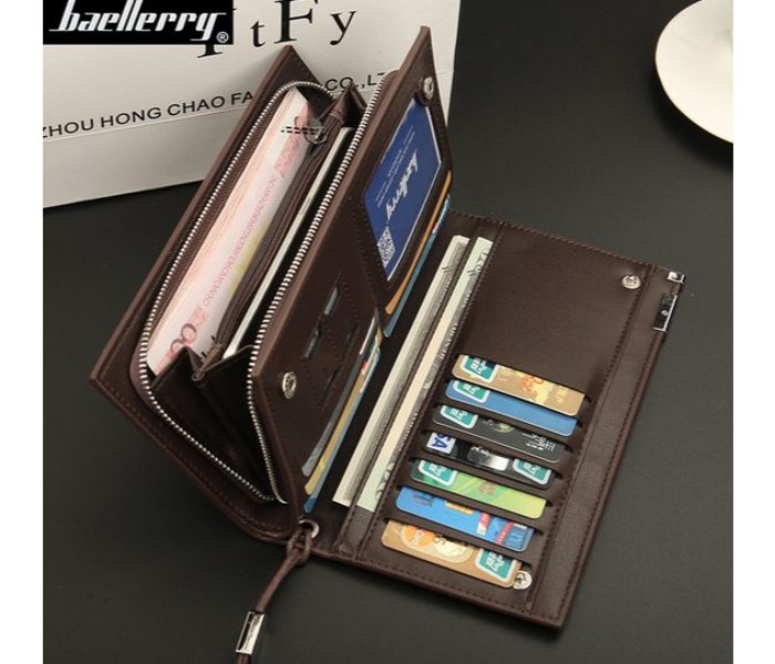 Baellerry Multifunction Fashion Wallet for Men MTW01 Brown - Zoom Image 1