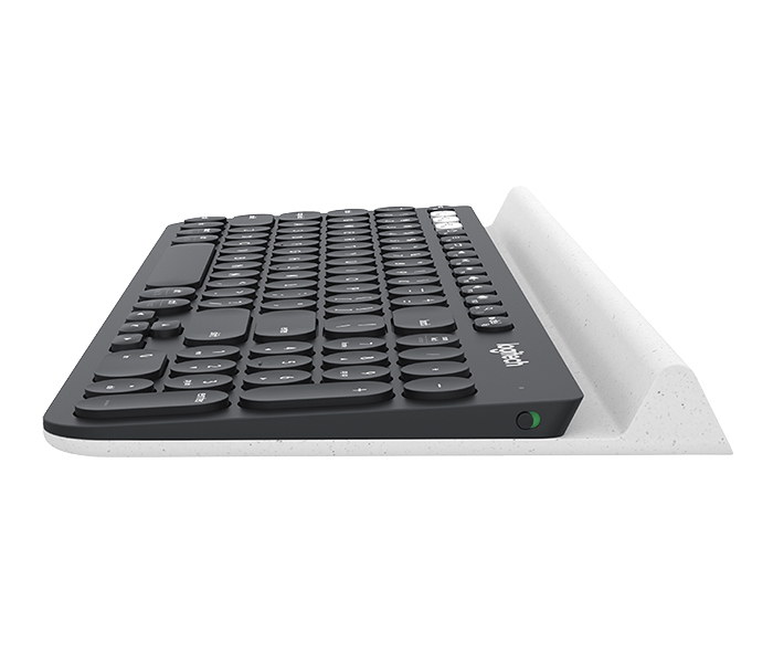 Logitech 920-008042 K780 Multi-Device Wireless Keyboard - Grey & White - Zoom Image 1