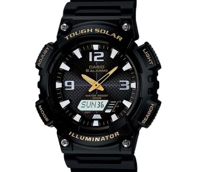 Casio AQ-S810W-1BVDF Mens Sports Analog and Digital Watch Black - Zoom Image 5