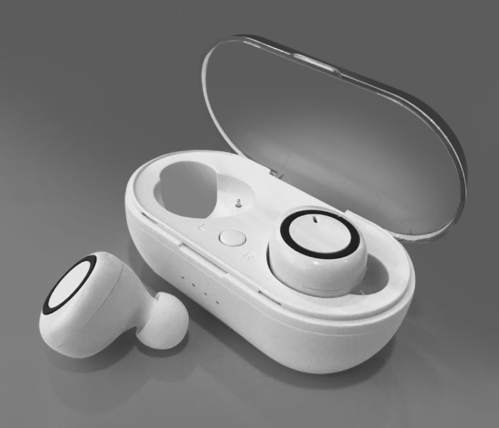 Cilovetty Y-02TWS High Quality Airpods Doble With Power Bank - White&Black - Zoom Image 2