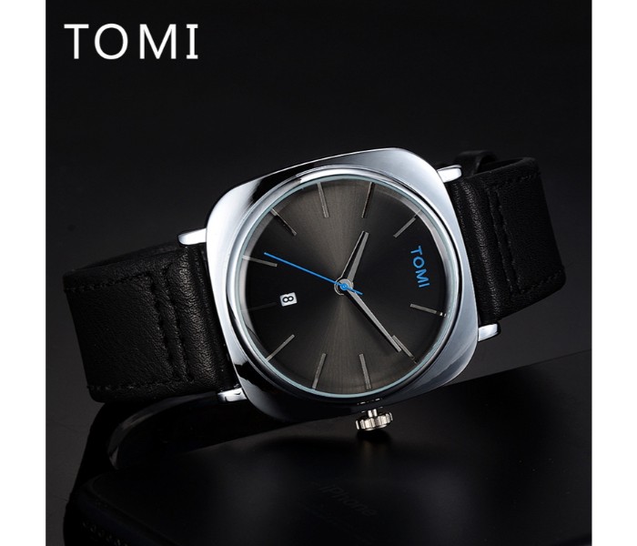 Tomi TM-0842 maglo faxes genuine quality Leather Band Wrist Watch Unisex - Zoom Image