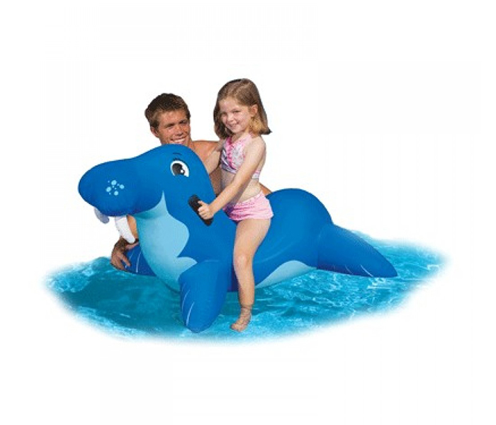 Intex ZX-56554 Wally The Walrus Ride-On - Blue - Zoom Image 1