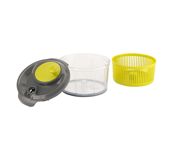 Royalford RF8741 25cm Mini Salad Spinner - Green & Grey - Zoom Image 1