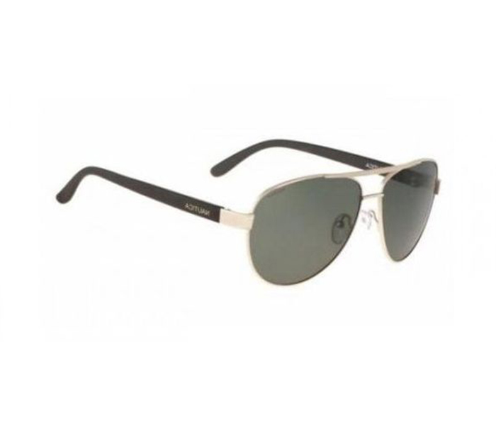 Nautica N4607SP 717 Aviator Gold Frame & Gradient Mirrored Sunglasses for Men - Zoom Image