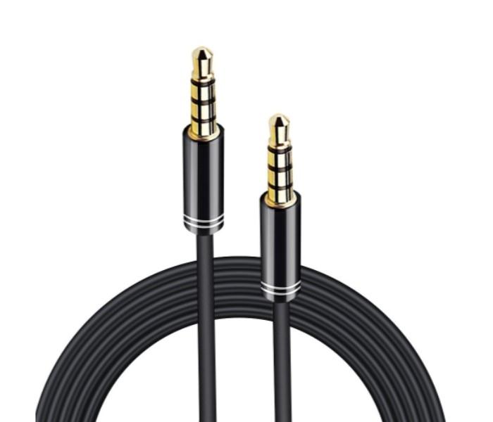 Griffin Stereo Audio Auxiliary Cable with 3.5 mm Male To Male Connector, Super Bass - Black - Zoom Image 1