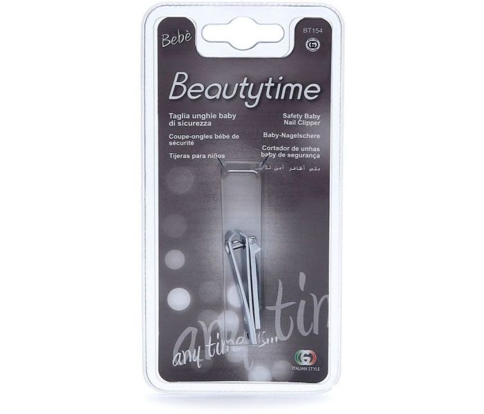 Beautytime N11029028A Safety Baby Nail Clipper Silver - Zoom Image