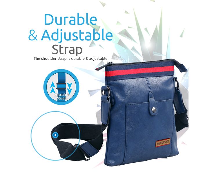 Promate Tabpak-L 10.1 inch Stylish Design Tablet Shoulder Bag, Blue - Zoom Image 3