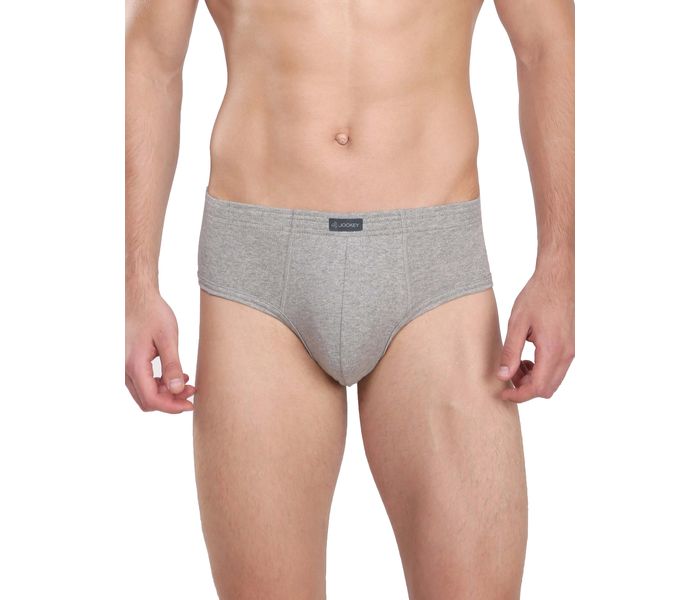 Jockey 1009-0210 Elance Contour Brief, Grey Melange/XXL - 2 Pieces Pack - Zoom Image