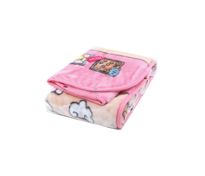 Baby Plus BP2470 80 x 110 cm Baby Sac with Animal and Insect Print -Pink & Blue - Zoom Image 2