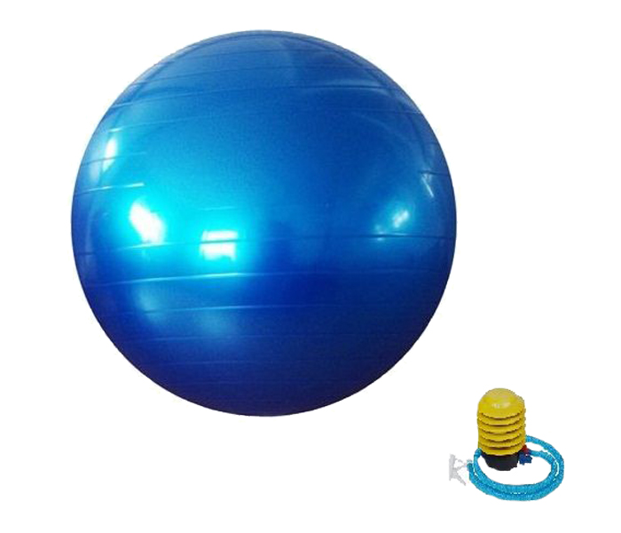 Fitness Yoga Exercise Anti Burst Gym Ball - Blue, 65cm - Zoom Image 5