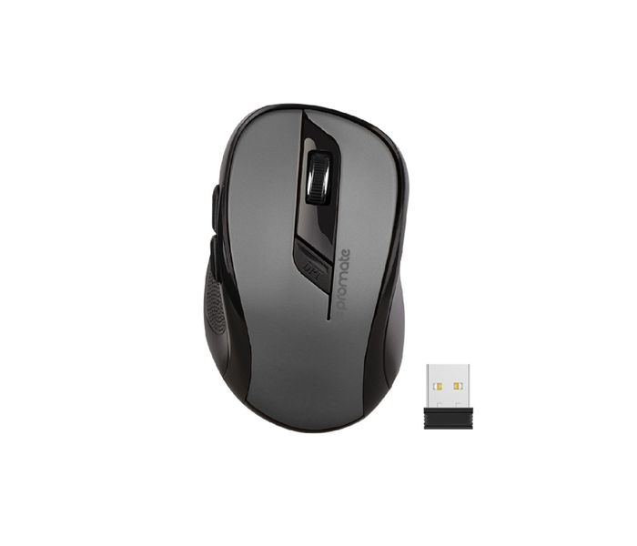 Promate Clix-7 2.4GHz Wireless Ergonomic Optical Mouse, Black - Zoom Image 8