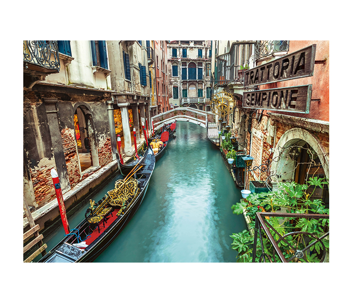 Clementoni 39458 Venice Canal in Italian Collection Adult Puzzle - 1000 Pieces - Zoom Image 1