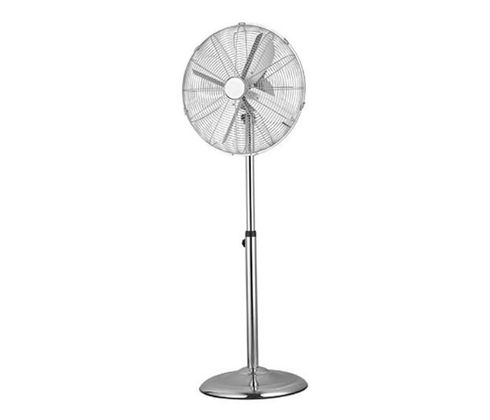 Geepas GF9611 16-inch 3 Speed Metal Stand Fan - Silver - Zoom Image