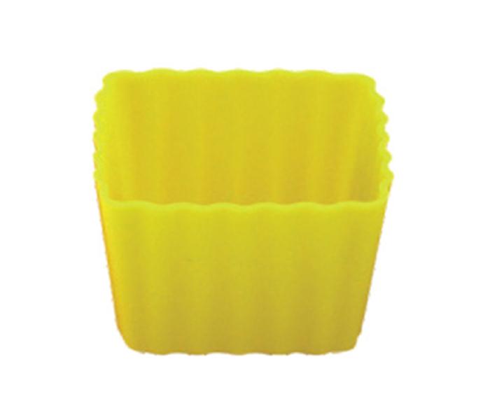 Royalford RF6496 Silicone Cupcake Mould - Yellow - Zoom Image