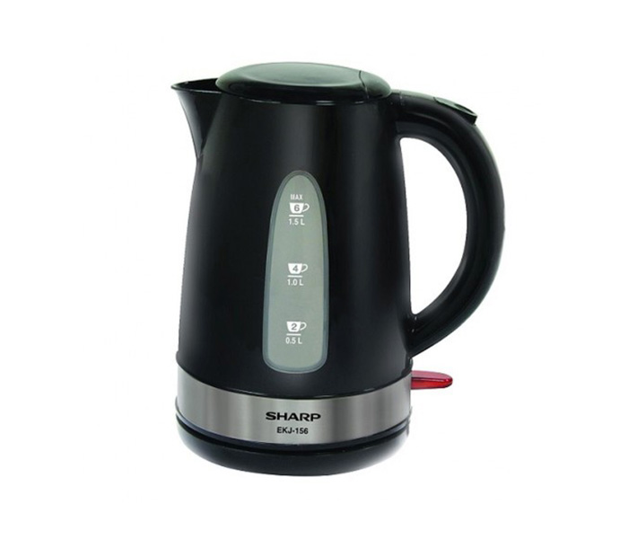 Sharp EKJ-156-3 1.5 Liter Electric Kettle - Black - Zoom Image