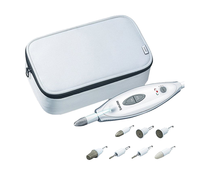 Beurer N16366696A Stainless Steel Manicure & Pedicure Device Kit - White & Grey - Zoom Image 2