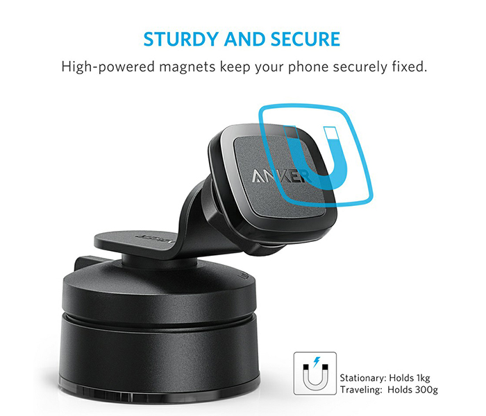 Anker A7141012 Dashboard Magnetic Car Mount - Black - Zoom Image 2