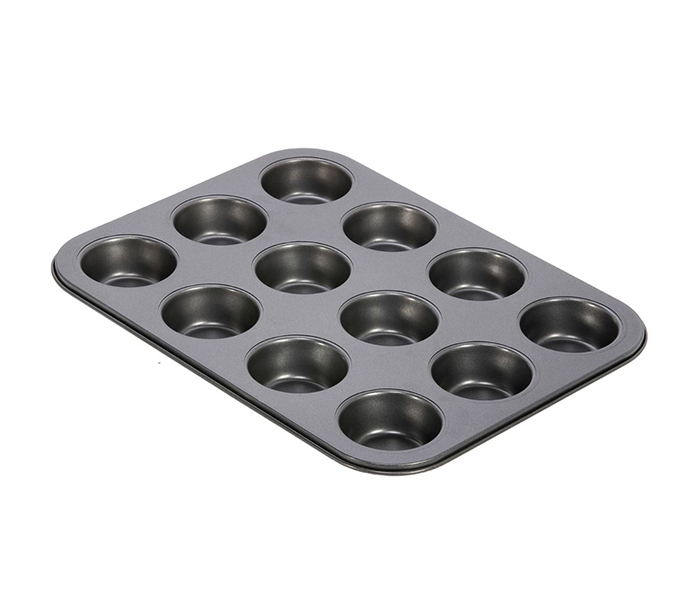 Royalford RFU9067 12 Cup Muffin Pan - Black - Zoom Image 5