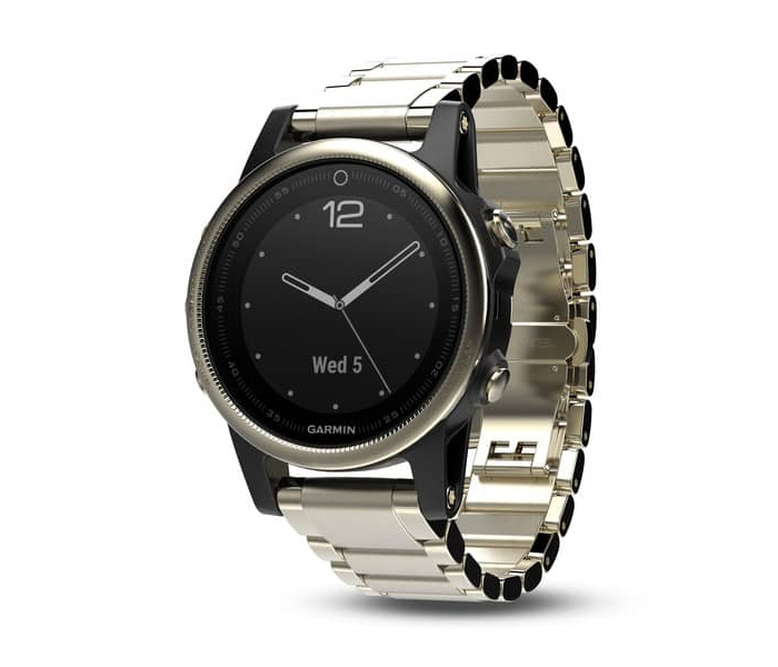 Garmin Fenix5S Sapphire Multisport Smart Watch With Metal Strap - Silver - Zoom Image 4