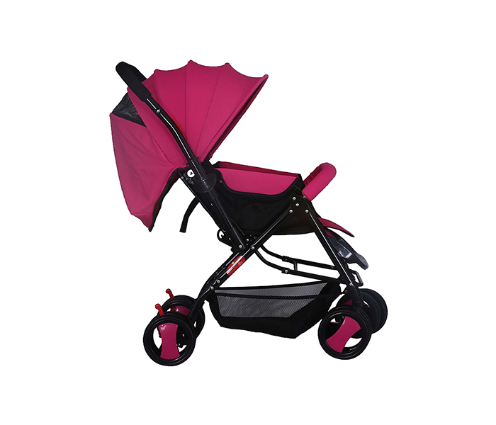 Baby Plus BP7732 Baby Stroller - Pink - Zoom Image 1