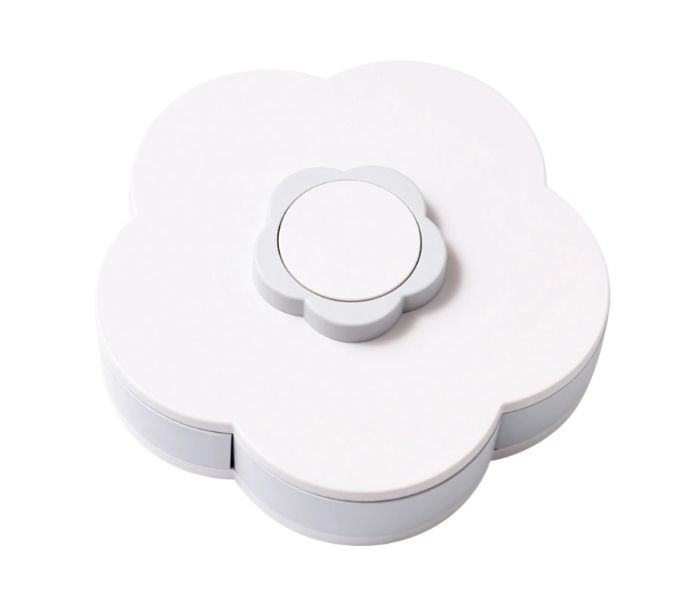 Flower Shape Candy Storage Box CAN989 White And Grey - Zoom Image 4