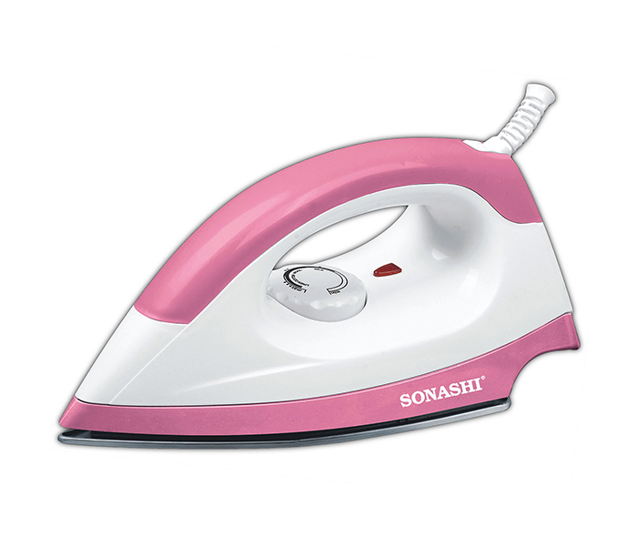 Sonashi SDI-6007 1000W Dry Iron with Stainless Steel Soleplate - Pink - Zoom Image 4