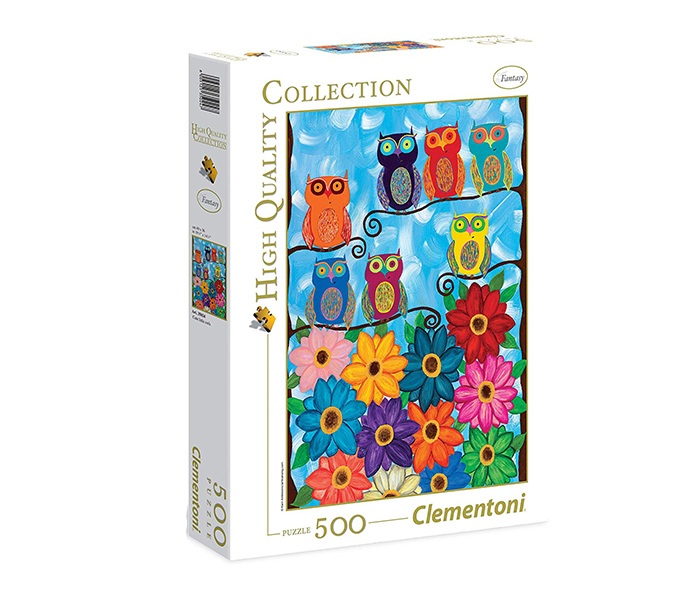 Clementoni 95978 Cute Little Owls Adult Puzzle - 500 Pieces - Zoom Image 2