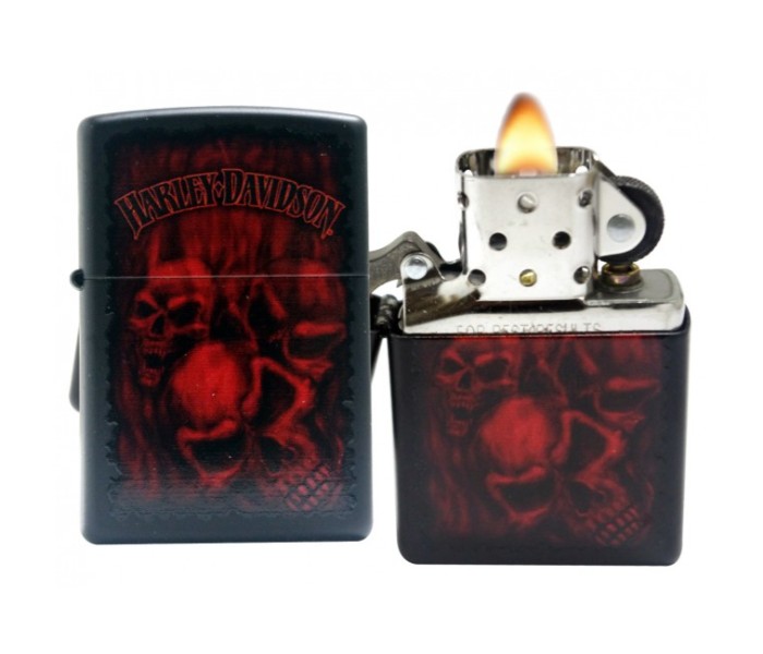 Zippo 28826 218 Harley Davidson Lighter Black - Zoom Image 1