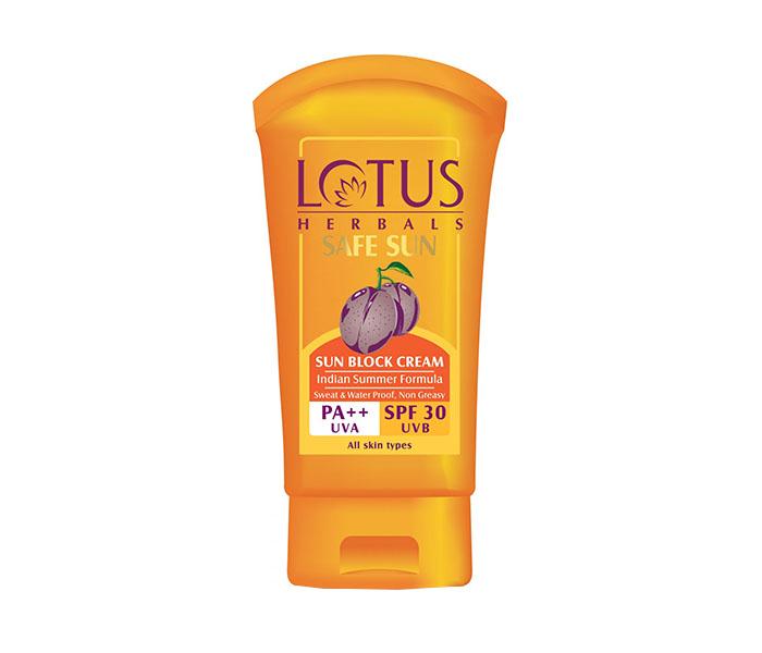 Lotus Herbals Safesun Sun Block Cream - 100GM - Zoom Image