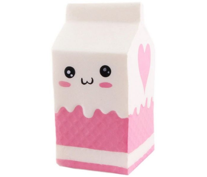  Squishy milkbox stress reliver toy UBS06 Pink - Zoom Image