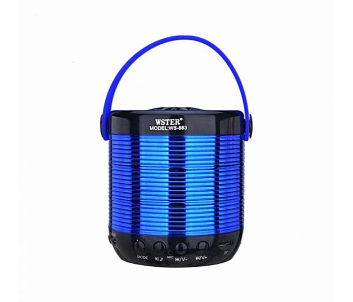 Wster Portable Wireless Bluetotoh Speaker with Micro SD & USB Support, WS-883 - Zoom Image 2