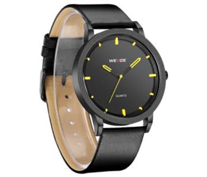 Weide WD 001LB Mens Analog Watch Yellow and Black - Zoom Image 2