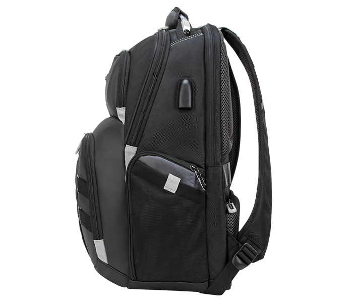 Targus TSB956GL 11.6-15.6 inch DrifterTrek USB Laptop Backpack - Black - Zoom Image 2