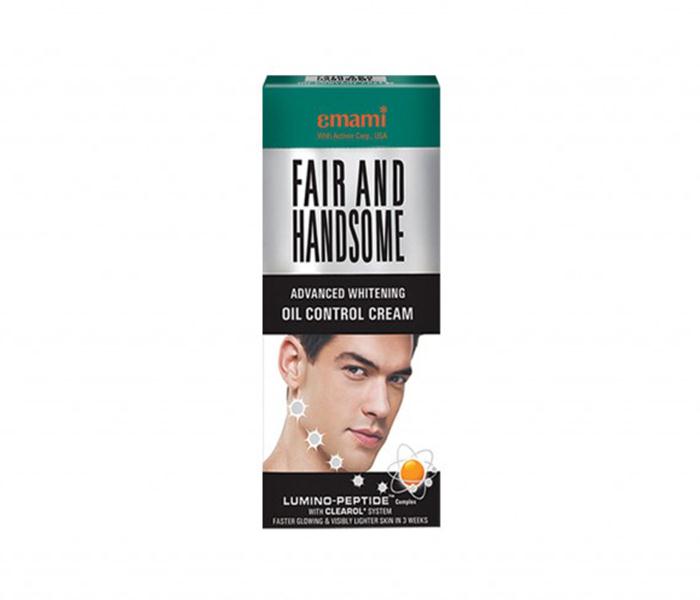 Emami Fair & Handsome Advanced Whitening Oil Control Cream - 100GM - Zoom Image