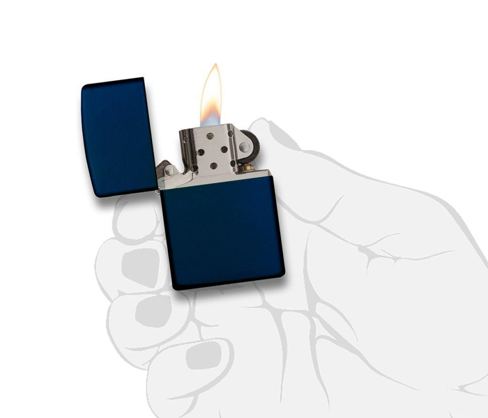 Zippo 239-98 CLN Regular Lighter Navy - Zoom Image 3