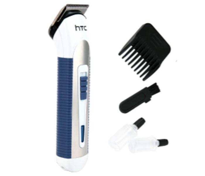 HTC AT-025 Rechargeable Hair Trimmer with 1 Extra Guard - Blue - Zoom Image 2