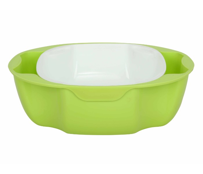 Kitchen Seive Bowl 31304 White and Green - Zoom Image 2