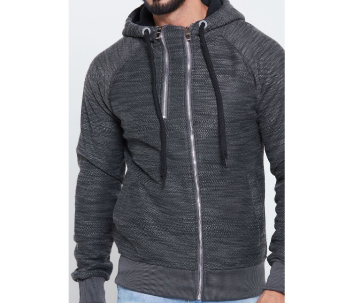 Age Stegol OU10079 Mens Multi Zipper Jacket with Hoodie Grey - Zoom Image 4