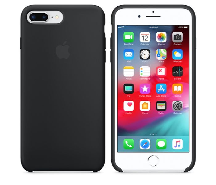 Silicone Case For iPhone 8 And 7 Plus MQAP87P Black - Zoom Image 1