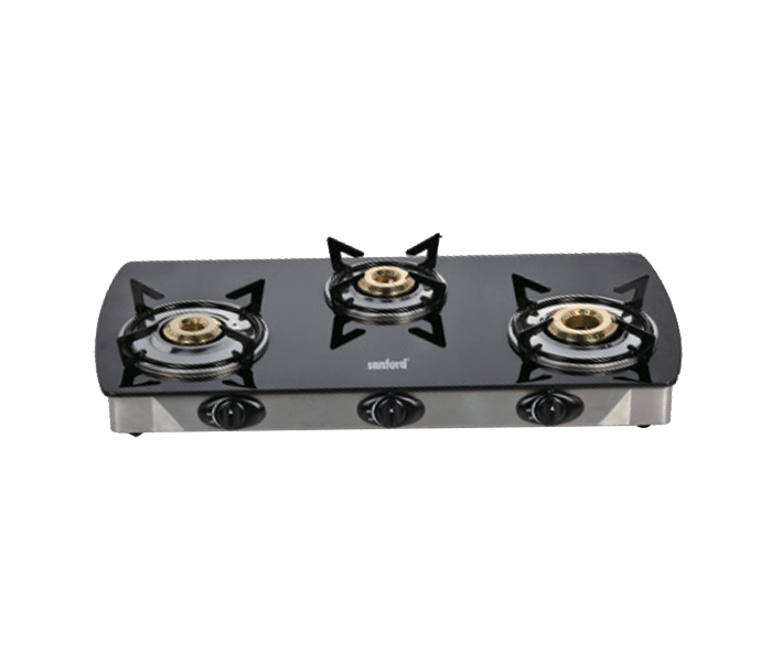 Sanford SF5316GC-3B Glass Triple Burner Gas Stove - Zoom Image