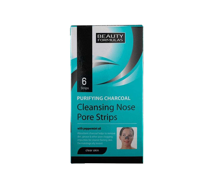 Beauty Formulas N11304916A Charcoal Cleansing Nose Pore Strip Set - 6 Pieces - Zoom Image