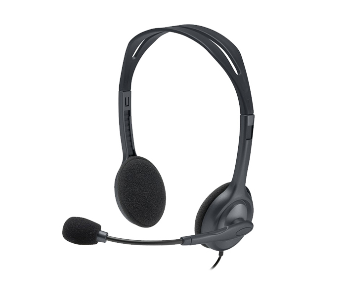 Logitech 981-000593 H111 Single Jack Stereo Headset - Black - Zoom Image 5